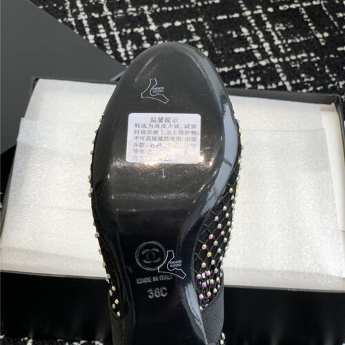 High Quality Luxury Chanel New Mary Jane Mesh Drill Boots product detail