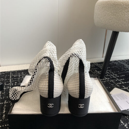 High Quality Luxury Chanel New Mary Jane Mesh Drill Boots – Style 67718 product detail