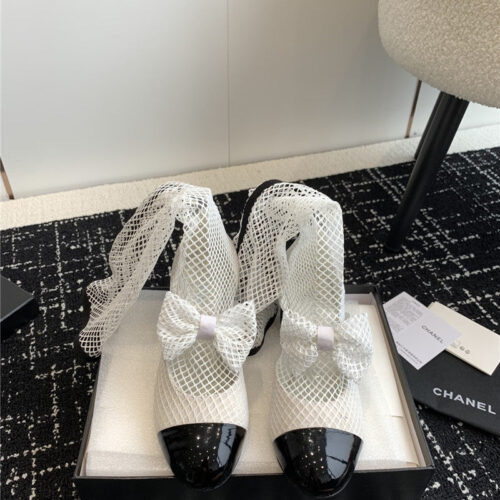High Quality Luxury Chanel New Mary Jane Mesh Drill Boots – Style 67718 product detail