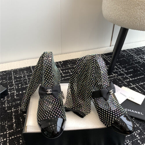 High Quality Luxury Chanel New Mary Jane Mesh Drill Boots – Style 31558 product detail