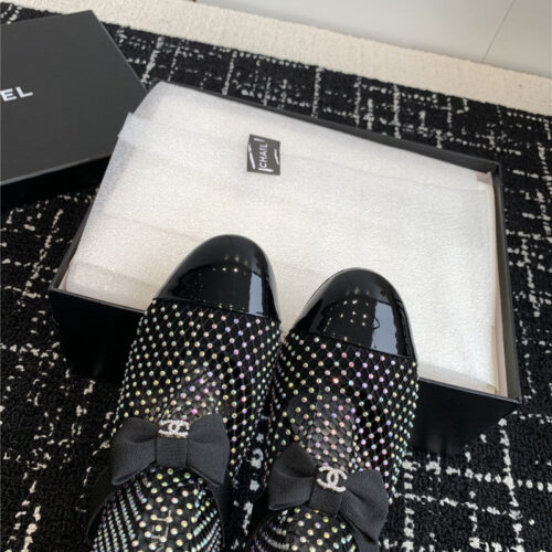 High Quality Luxury Chanel New Mary Jane Mesh Drill Boots – Style 31558 product detail