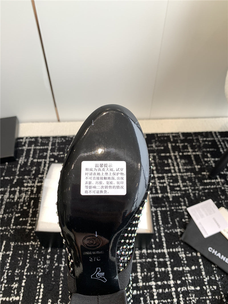 High Quality Luxury Chanel New Mary Jane Mesh Drill Boots – Style 31558 product detail