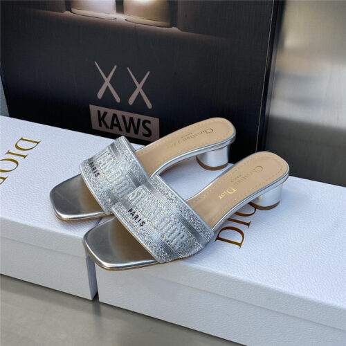 High Quality Luxury Dior New Flip Flops Color Matching Womens Shoes – Style 92294