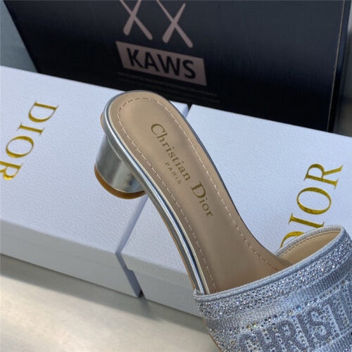 High Quality Luxury Dior New Flip Flops Color Matching Womens Shoes – Style 92294 product detail