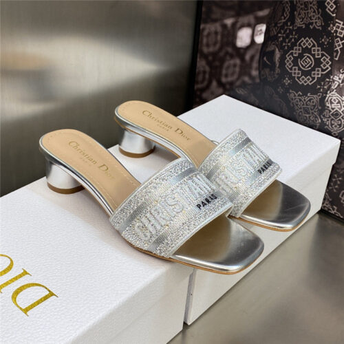 High Quality Luxury Dior New Flip Flops Color Matching Womens Shoes – Style 92294 alternate view