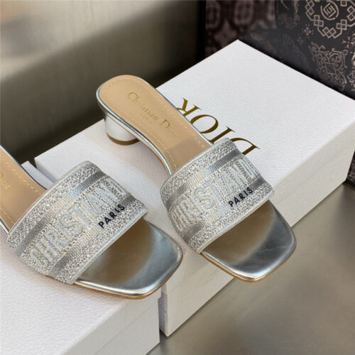 High Quality Luxury Dior New Flip Flops Color Matching Womens Shoes – Style 92294 product detail