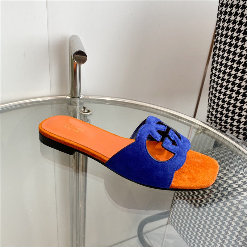 High Quality Luxury Gucci Interlocking GG Cutout Slides – Style 26771 product detail