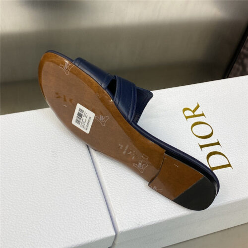 High Quality Luxury Dior Cd Letter Metal Logo Flat Hollow Sandals – Style 65158 product detail