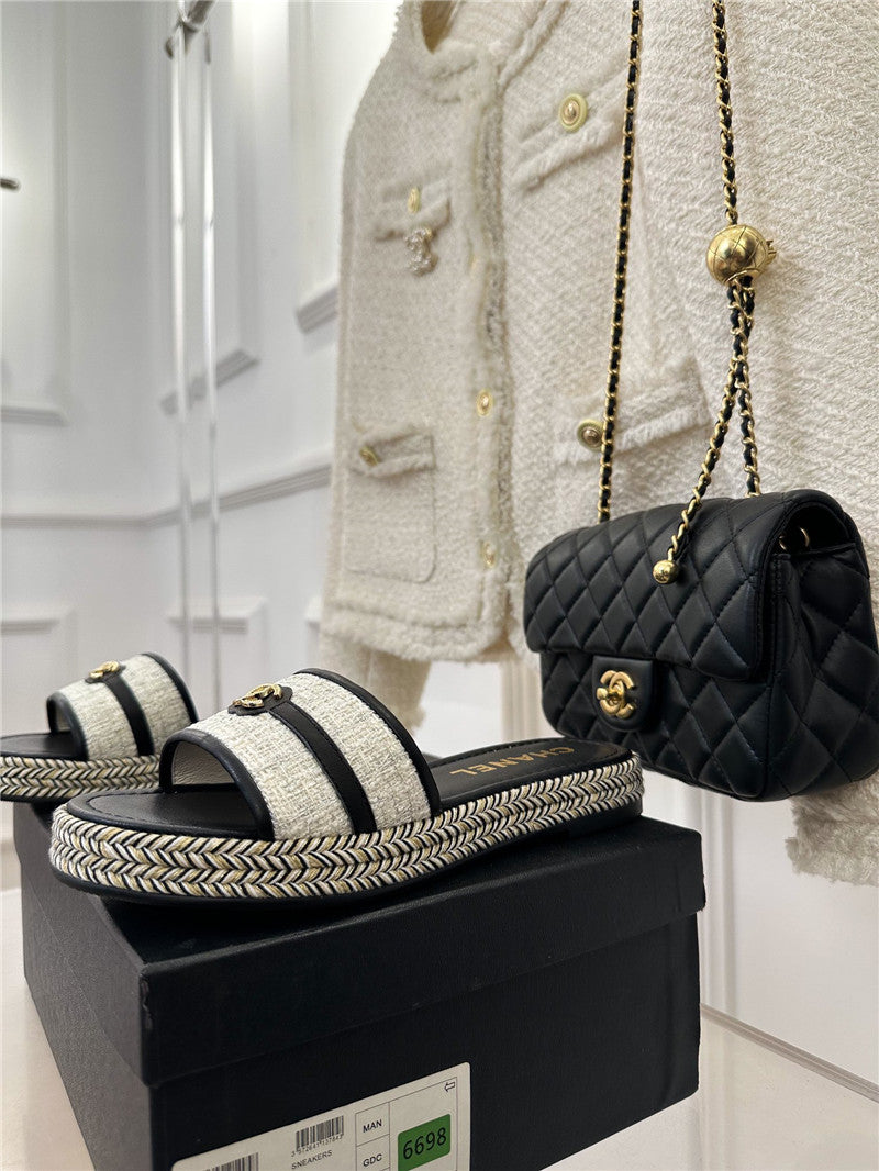 High Quality Luxury Chanel New Slippers – Style 53350 product detail