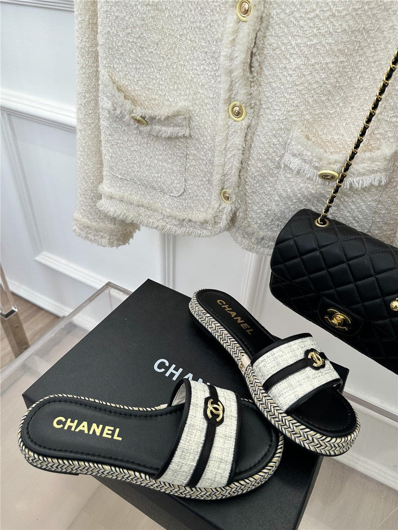 High Quality Luxury Chanel New Slippers – Style 53350