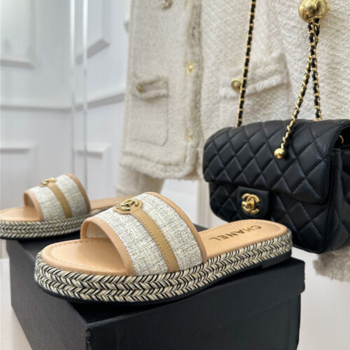 High Quality Luxury Chanel New Slippers – Style 96294 product detail