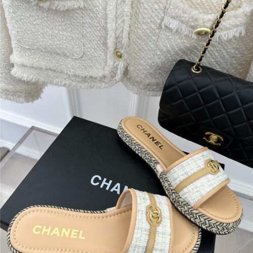 High Quality Luxury Chanel New Slippers – Style 96294