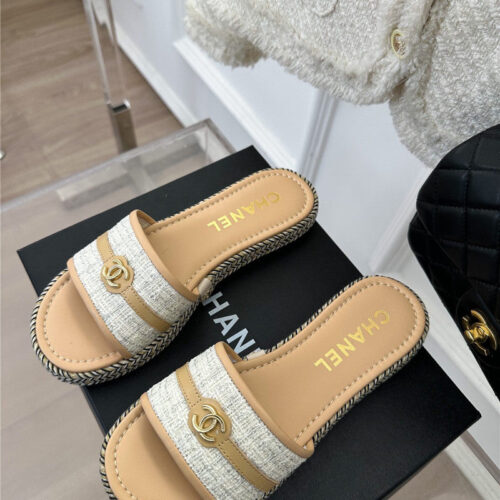 High Quality Luxury Chanel New Slippers – Style 96294 product detail