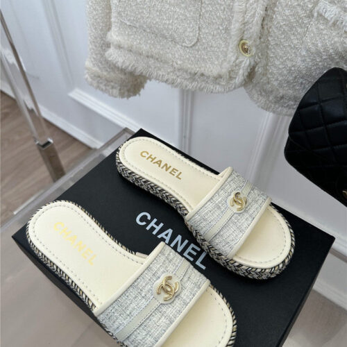 High Quality Luxury Chanel New Slippers