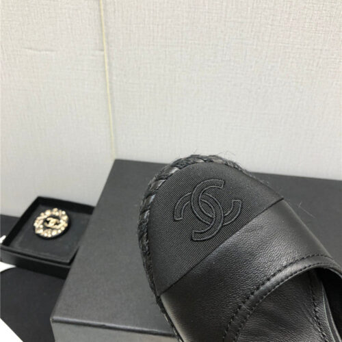High Quality Luxury Chanel Mary Jane Hollow Wedge Sandals – Style 37350 product detail