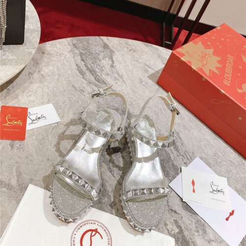 High Quality Luxury Christian Louboutin Wedge Sandals – Style 10516 product detail