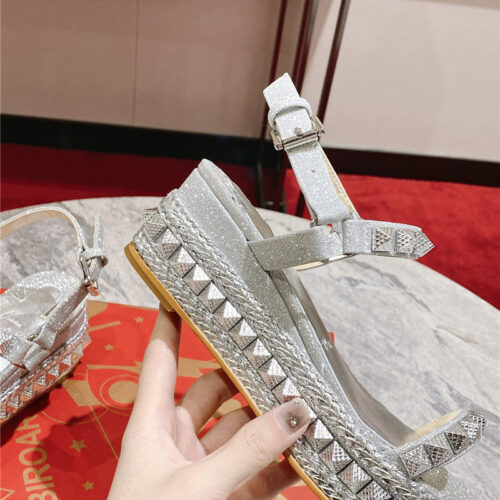 High Quality Luxury Christian Louboutin Wedge Sandals – Style 10516 product detail