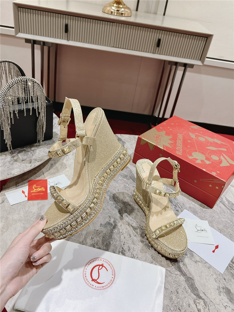 High Quality Luxury Christian Louboutin Wedge Sandals product detail