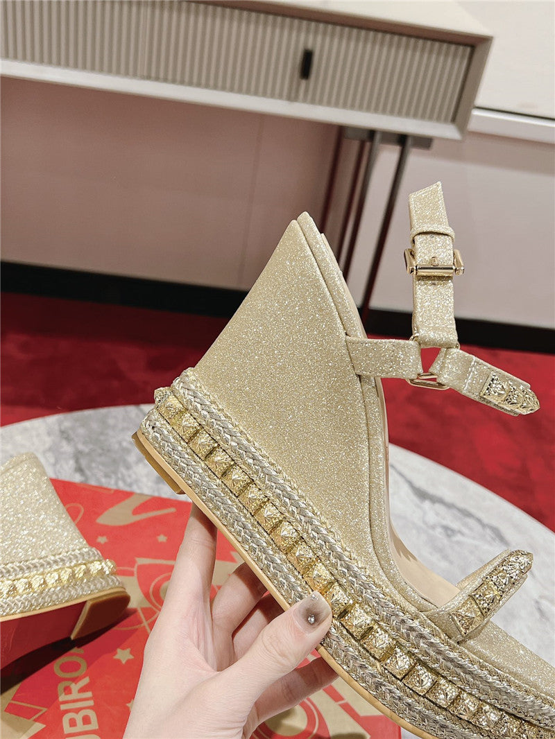High Quality Luxury Christian Louboutin Wedge Sandals product detail