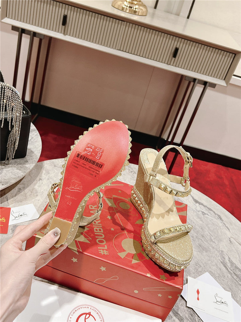 High Quality Luxury Christian Louboutin Wedge Sandals product detail