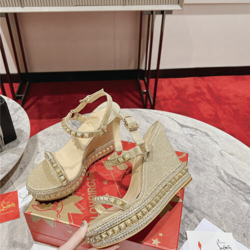 High Quality Luxury Christian Louboutin Wedge Sandals product detail