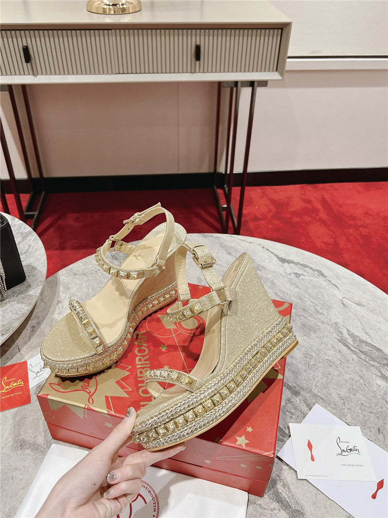 High Quality Luxury Christian Louboutin Wedge Sandals product detail