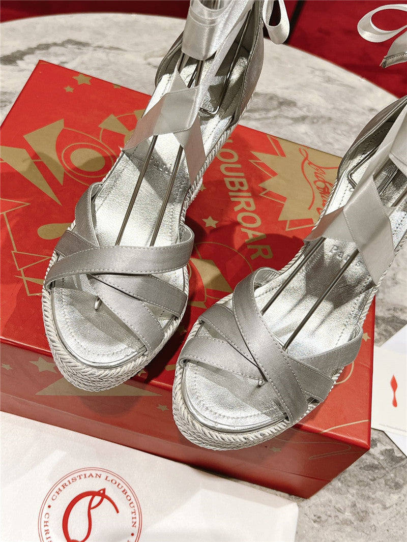 High Quality Luxury Christian Louboutin Wedge Sandals – Style 55156 product detail