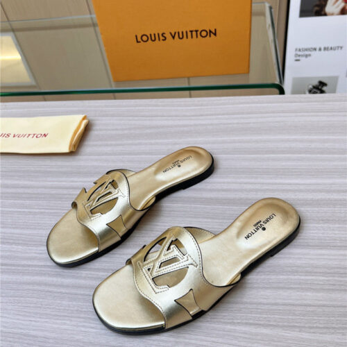High Quality Luxury Louis Vuitton Milan Fashion Week Catwalk Slippers – Style 50531