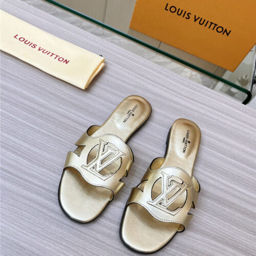 High Quality Luxury Louis Vuitton Milan Fashion Week Catwalk Slippers – Style 50531 product detail