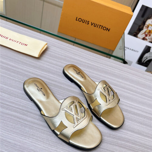 High Quality Luxury Louis Vuitton Milan Fashion Week Catwalk Slippers – Style 50531 alternate view