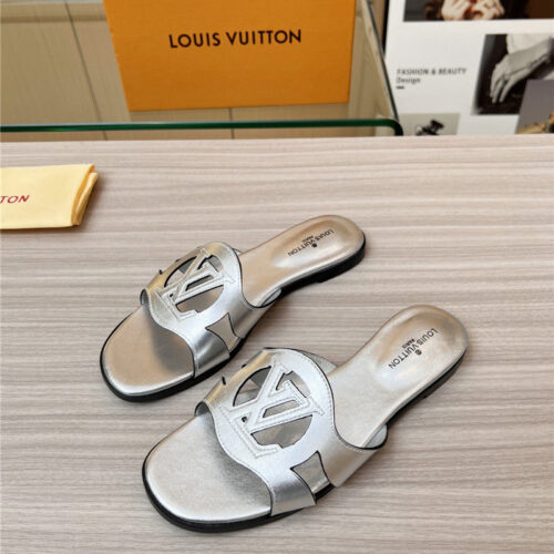 High Quality Luxury Louis Vuitton Milan Fashion Week Catwalk Slippers – Style 84995