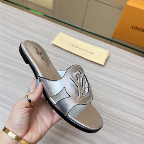 High Quality Luxury Louis Vuitton Milan Fashion Week Catwalk Slippers – Style 84995 product detail
