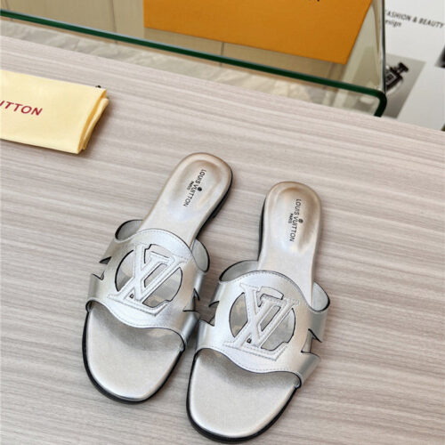 High Quality Luxury Louis Vuitton Milan Fashion Week Catwalk Slippers – Style 84995 alternate view