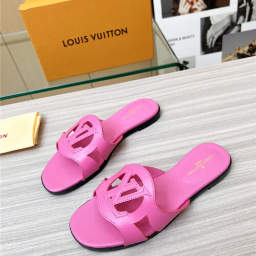 High Quality Luxury Louis Vuitton Milan Fashion Week Catwalk Slippers – Style 52227