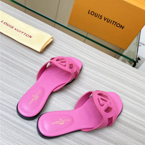 High Quality Luxury Louis Vuitton Milan Fashion Week Catwalk Slippers – Style 52227 product detail