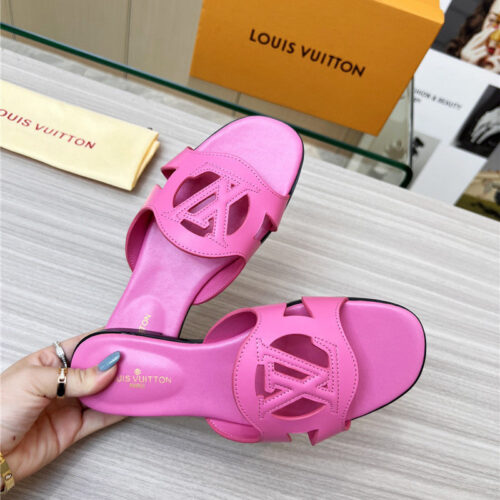 High Quality Luxury Louis Vuitton Milan Fashion Week Catwalk Slippers – Style 52227 product detail