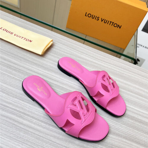 High Quality Luxury Louis Vuitton Milan Fashion Week Catwalk Slippers – Style 52227 product detail