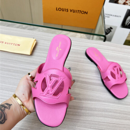 High Quality Luxury Louis Vuitton Milan Fashion Week Catwalk Slippers – Style 52227 product detail