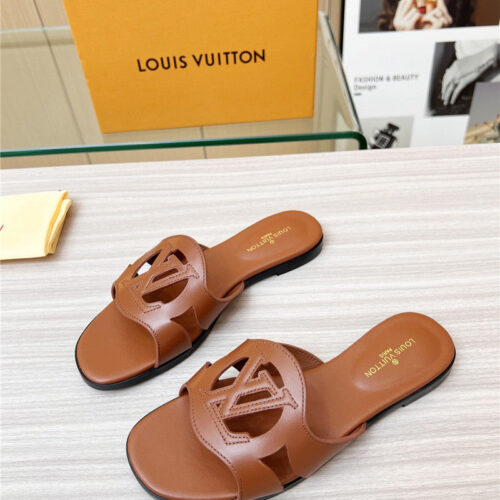 High Quality Luxury Louis Vuitton Milan Fashion Week Catwalk Slippers