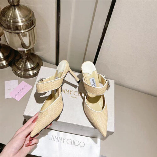 High Quality Luxury Jimmy Choo Buckle Heeled Sandals product detail