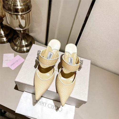High Quality Luxury Jimmy Choo Buckle Heeled Sandals product detail