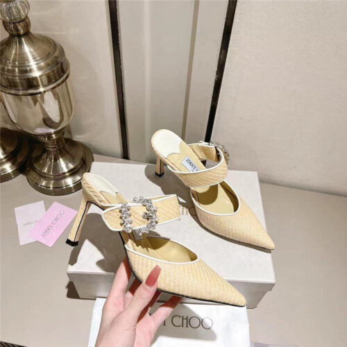 High Quality Luxury Jimmy Choo Buckle Heeled Sandals product detail