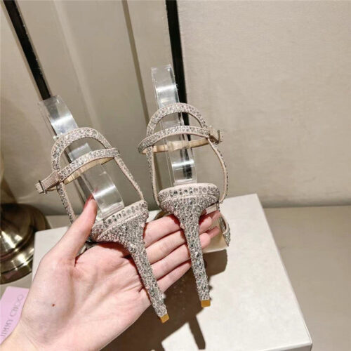 High Quality Luxury Jimmy Choo Buckle Heeled Sandals – Style 68663 product detail