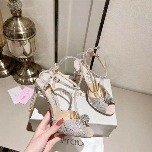 High Quality Luxury Jimmy Choo Buckle Heeled Sandals – Style 68663 product detail