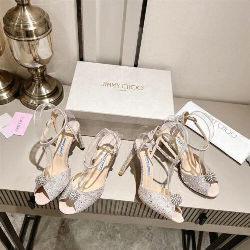 High Quality Luxury Jimmy Choo Buckle Heeled Sandals – Style 68663 product detail