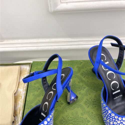 High Quality Luxury Gucci New Crystal Diamond Sandals And Slippers – Style 51539 product detail