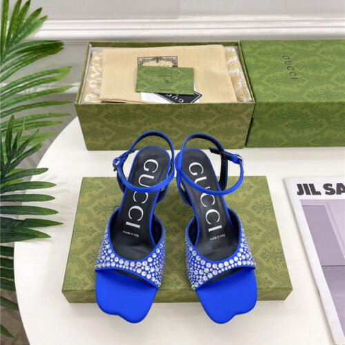 High Quality Luxury Gucci New Crystal Diamond Sandals And Slippers – Style 51539 product detail