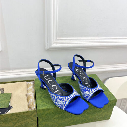 High Quality Luxury Gucci New Crystal Diamond Sandals And Slippers – Style 51539
