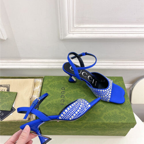 High Quality Luxury Gucci New Crystal Diamond Sandals And Slippers – Style 51539 product detail