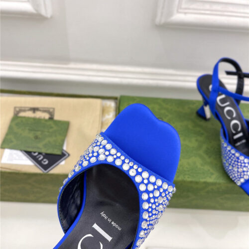 High Quality Luxury Gucci New Crystal Diamond Sandals And Slippers – Style 51539 product detail